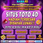 Nana4D Situs Toto Togel Online Terpercaya Bandar Judi Togel Terbaik. Hallo para pecinta togel online! Apa kabar anda semua?