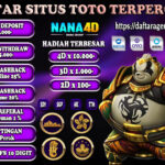 Nana4D Daftar Situs Toto Dengan Hadiah Dan Pasaran Terlengkap