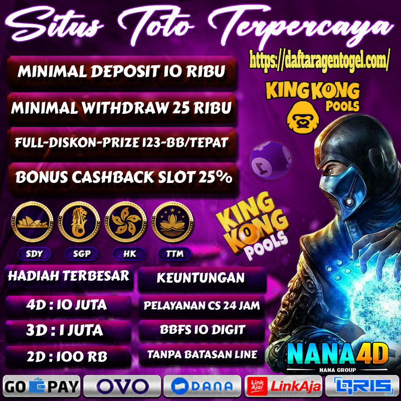Situs Toto Togel Online 4D NANA4D Terpercaya dan Terbaik Di Indonesia. NANA4D merupakan situs toto togel 4D